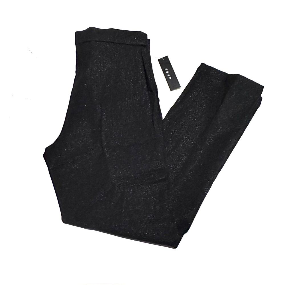 NWT Dash Black Sparkle Slim Leg Special Occasion Pants Women's M Medium